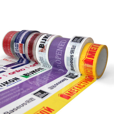 Custom Self Adhesive Logo Coloured Carton Box Sealing Tape Branded Suppliers