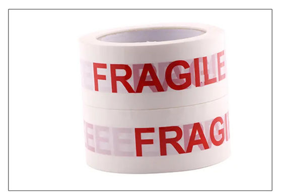 UV Resistant Professional Fragile Tape 2.2 Mil Polypropylene Material