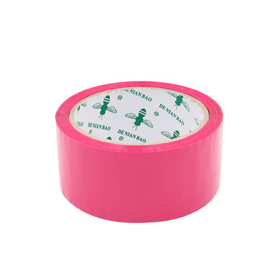 Dark Pink Custom Self Adhesive Logo Coloured Tape Wholesale Manufacturer