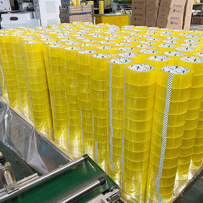 Transparent Yellow Customized Adhesive Tape For Carton Sealing Tape