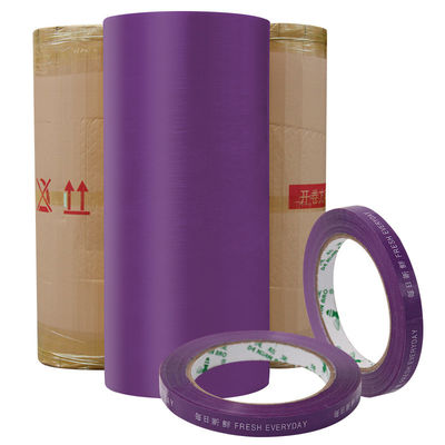 With Logo Purple BOPP Printed Jumbo Roll Manufacturer