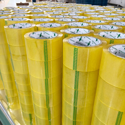 Clear Transparent Yellowish Bopp Carton Shipping Strong Adhesive Tape
