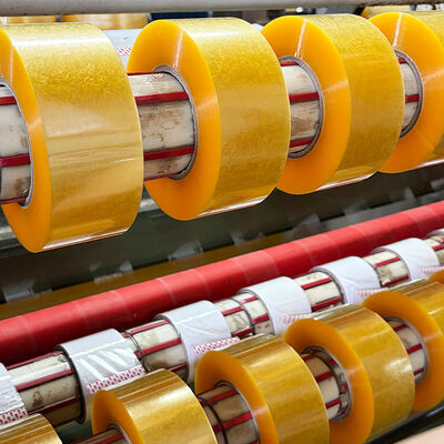 Bopp Golden Yellow Packing Tape High Adhesive Power Offer Customized Packaging